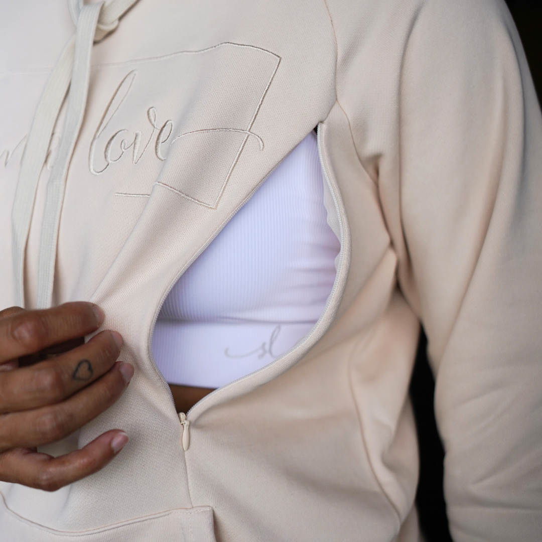 Breastfeeding Hoodie | Hidden Zips